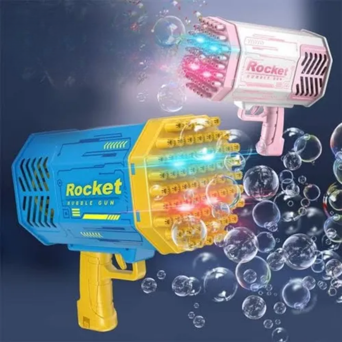 Pistola Bazooka Burbujas™ 2x1 🔥 | Diversión ilimitada para tus hijos
