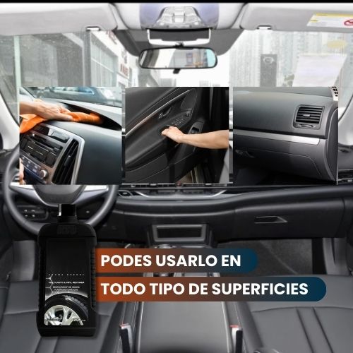 Restaurador Black™ + ¡Manchas Cero™ de regalo! 🎁 |Renová el brillo y apariencia de tu auto en 5 minutos