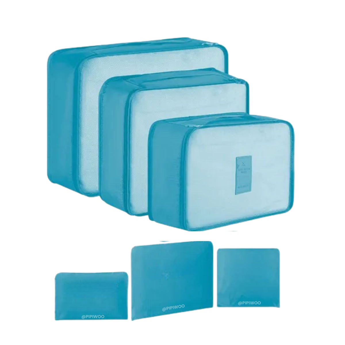 Kit Organizador Woo™ x 6 | Solución inmediata para viajes sin estrés y desorden