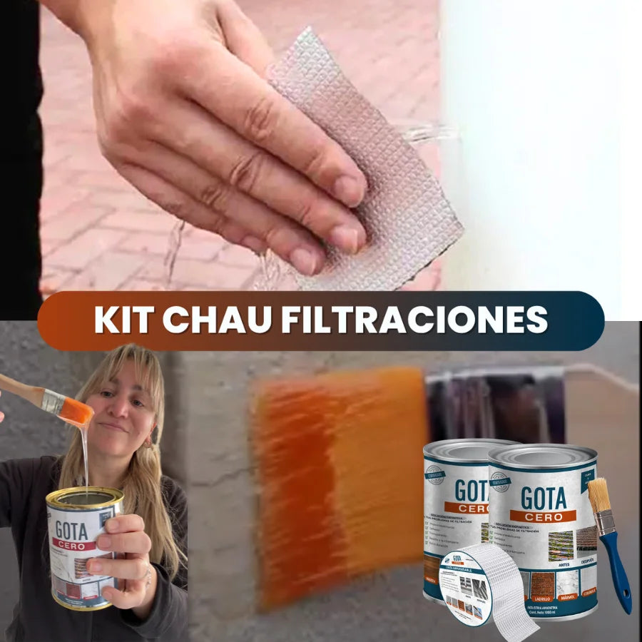 Kit Tapagoteras™ | Tapá goteras en interiores y exteriores en minutos