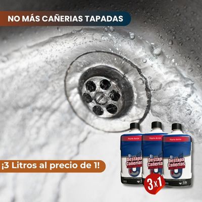 Destapa Fácil™ 3x1 🔥 | Destapá y desinfecta en segundos