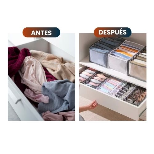 Set x4 Organizadores Ropa Interior Woo™ | Organizá tus cajones en minutos