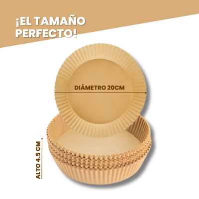 FrySafe™ Papel para freidora de aire | Cociná sin grasa, sin ensuciar y sin perder tiempo