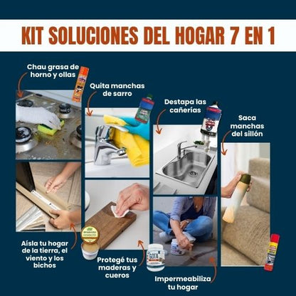 Kit Solución Total Premium 7 en 1™ | Solucioná todos tus problemas en casa ahorrando dinero y estrés