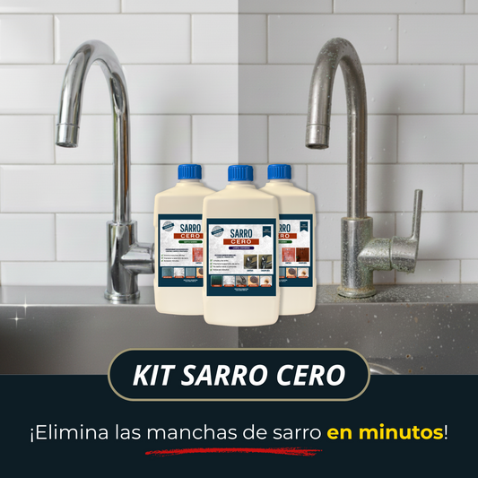 Kit Sarro Cero™ x 500 ml - 3x1 🔥| Eliminá manchas imposibles en minutos y previene la reaparición