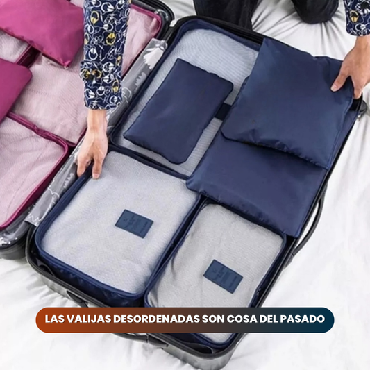 Kit Organizador Woo™ x 6 | Solución inmediata para viajes sin estrés y desorden