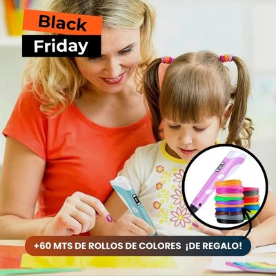 Lápiz Creativo™ + Rollos Colores 3D (60 metros) ¡De regalo!🎁