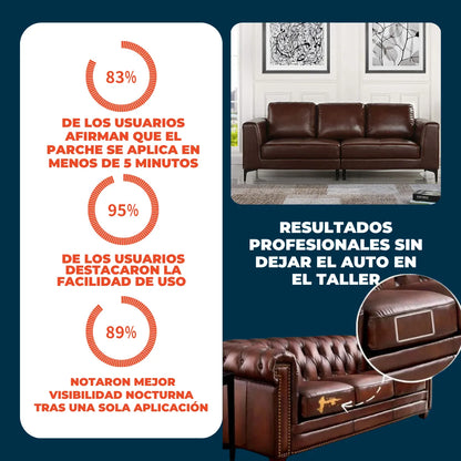 Parches Cuero Woo™ 4x1 🔥 | Renová tus sillas y sillon fácil y rápido