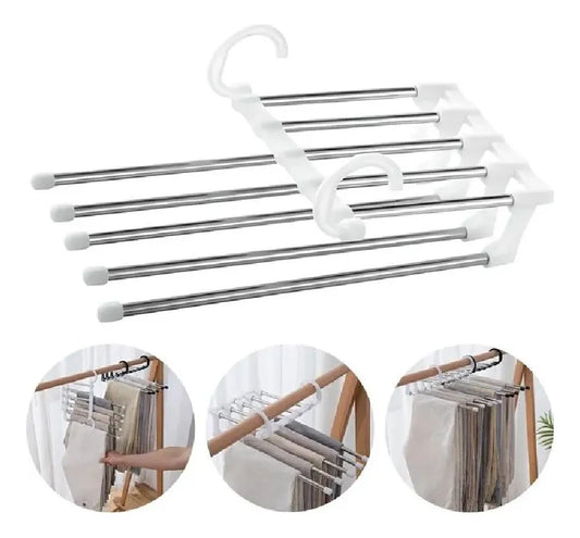 Perchero Plegable Organizador Pantalones