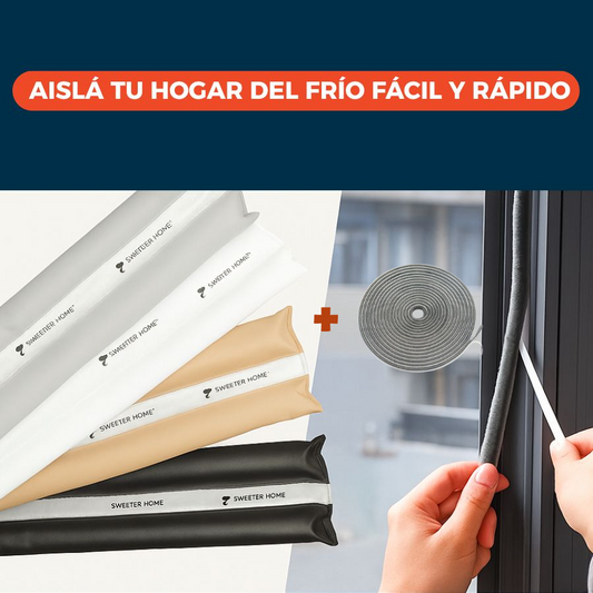 Kit Aislante de Frio - Sweeper Home™ | Sellá tus puertas y ventanas del exterior