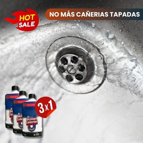 Destapa Fácil™ 3x1 litros 🔥 | Destapá y desinfecta en minutos