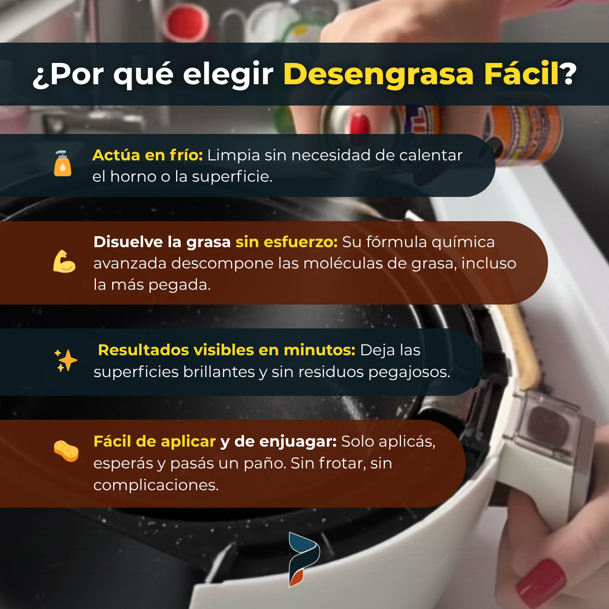 Desengrasa Fácil™ 2x1🔥 | Ahorrá tiempo y esfuerzo limpiando en segundos