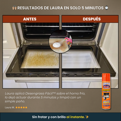 Desengrasa Fácil™ 2x1🔥 | Ahorrá tiempo y esfuerzo limpiando en segundos