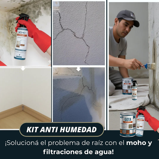 Kit anti-humedad™ - La solución definitiva contra la reaparición del moho y humedad.