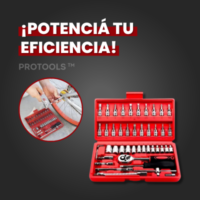 Protools™ - Kit herramientas x 46 piezas