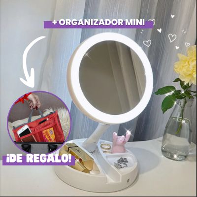 Espejo Beauty™ + Organizador Mini™ - Kit día de la Madre🎁