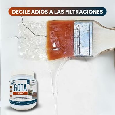 Gota Cero™ + Brocha 2x1🔥| Sellado y solución inmediata para tu hogar