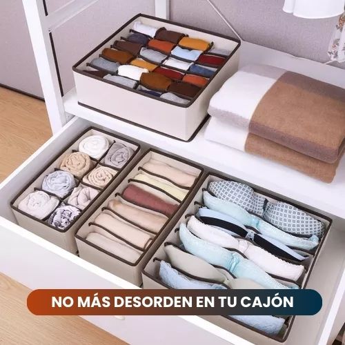 Set x4 Organizadores Ropa Interior Woo™ | Organizá tus cajones en minutos