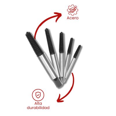 Set Extractor Woo™ | Extracción inmediata de tornillos