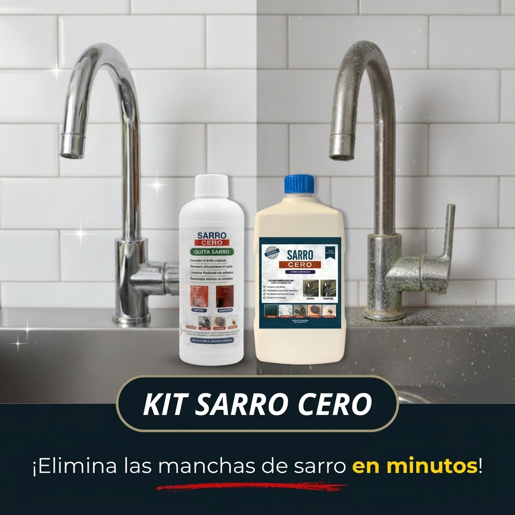 Kit Sarro Cero™ | Eliminá manchas imposibles en minutos y previene la reaparición
