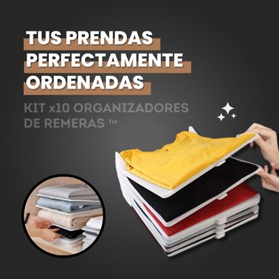 Kit x 10 Organizadores de remera